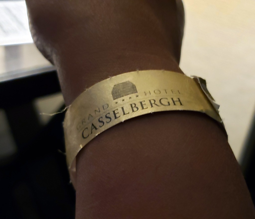 Grand Hotel Casselbergh COVID Vaccination Wristband